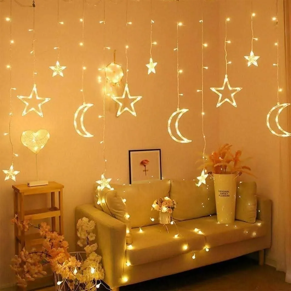 Guirlande LED Ramadan 3.2m - 100 lampes jaunes