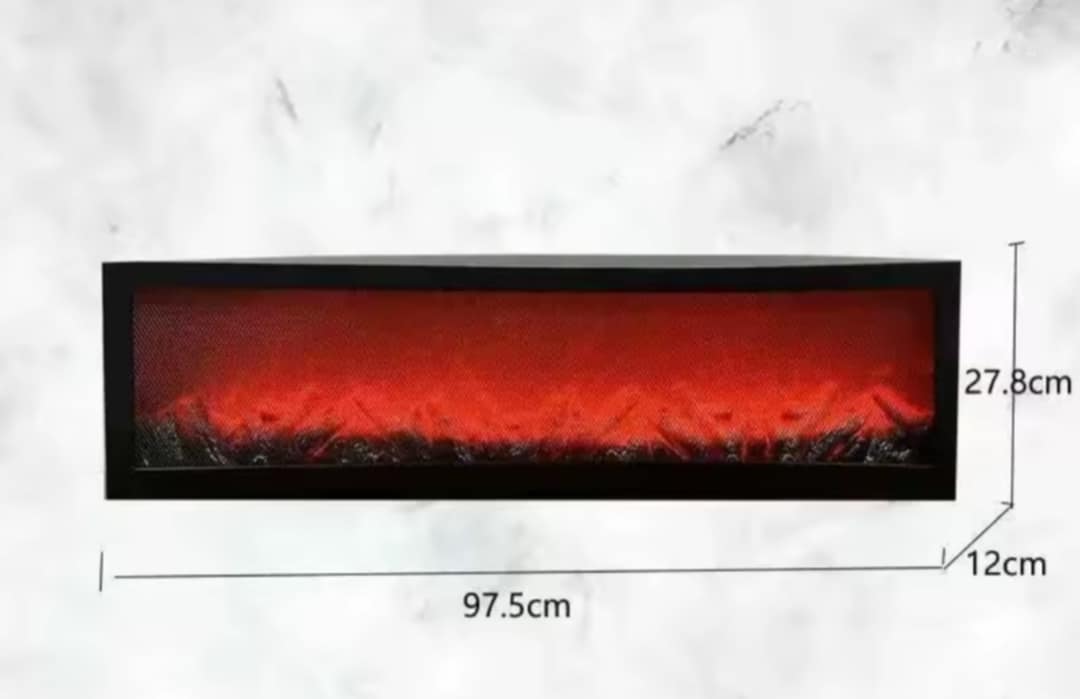 🔥 Cheminée LED Électrique Murale - 1 mètre