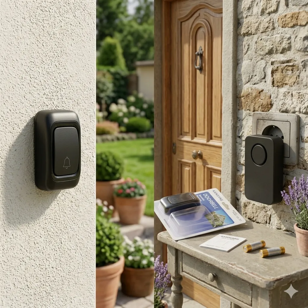 Sonnette Sans Fil KAMSANG | Paradis Déco